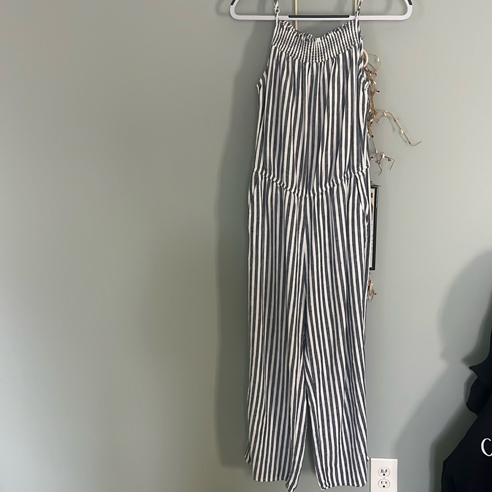 Old navy striped jumpsuit